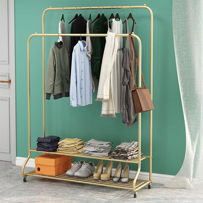 Contemporary Plain Coat Rack Storage Shelving Metal Coat Rack for Living Room