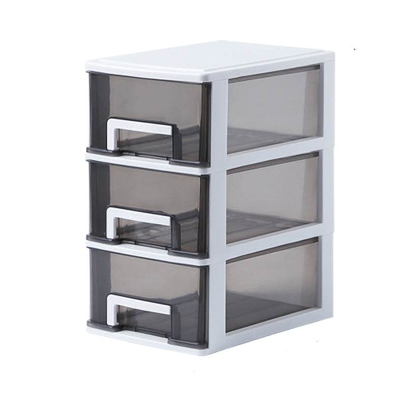 Vertical Filing Cabinet Transparent Drawers Plastic Modern Filing Cabinet