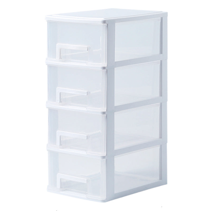 Vertical Filing Cabinet Transparent Drawers Plastic Modern Filing Cabinet