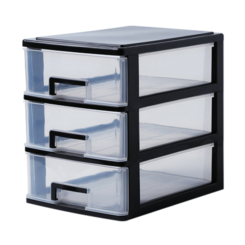 Vertical Filing Cabinet Transparent Drawers Plastic Modern Filing Cabinet