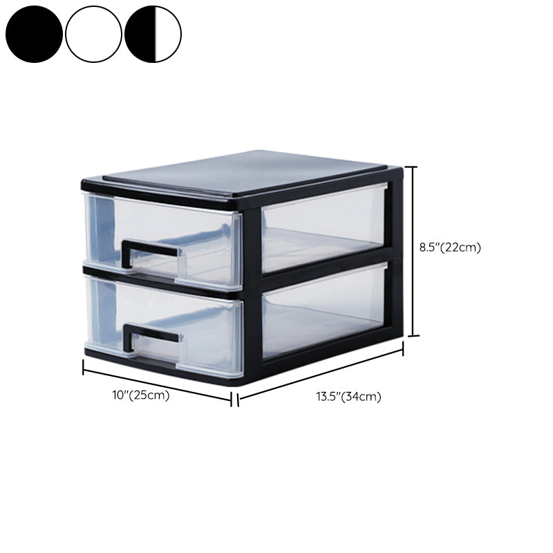 Vertical Filing Cabinet Transparent Drawers Plastic Modern Filing Cabinet