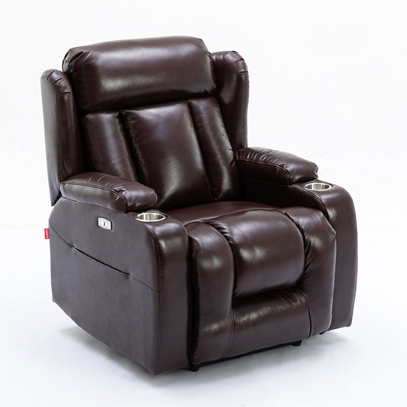 USB Charge Port Recliner Side Pockets Swivel Rocker Standard Recliner