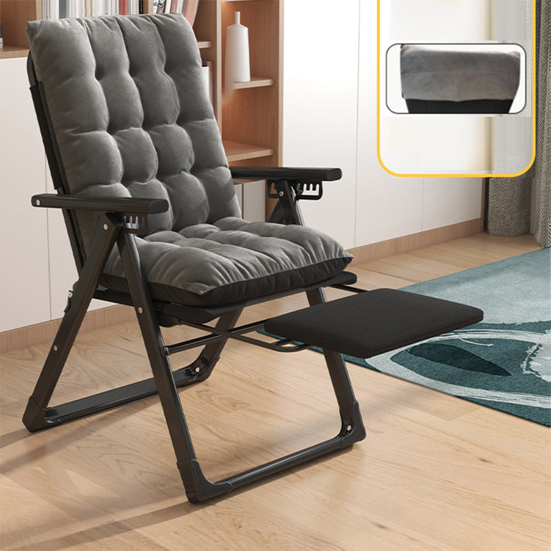 Metal Standard Recliner Solid Color Living Room Foldable Seat
