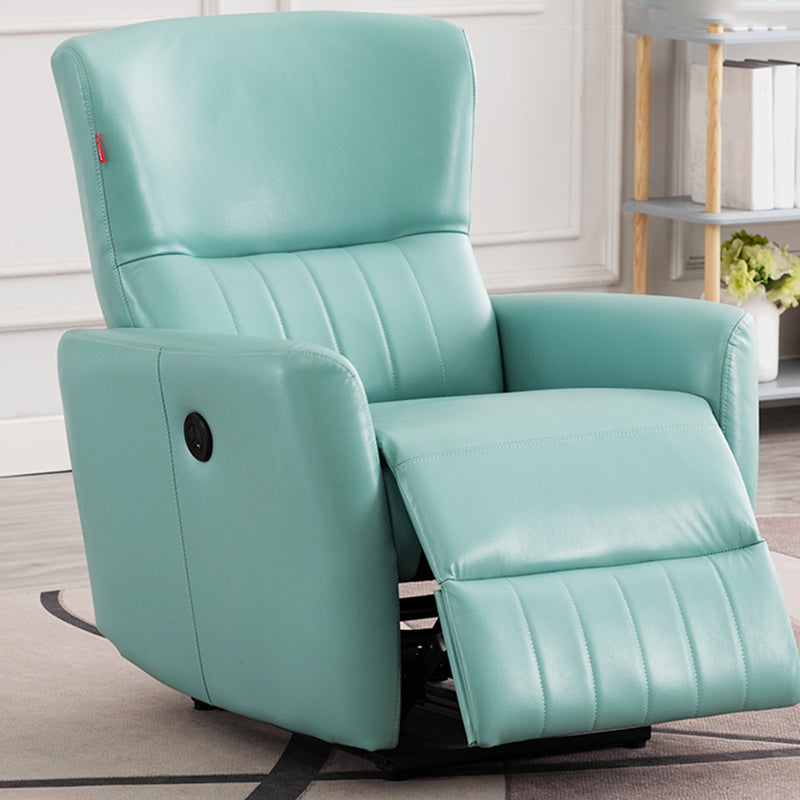 31.1-In Wide Swivel Reclining Chair Manual/Power Faux Leather Recliners