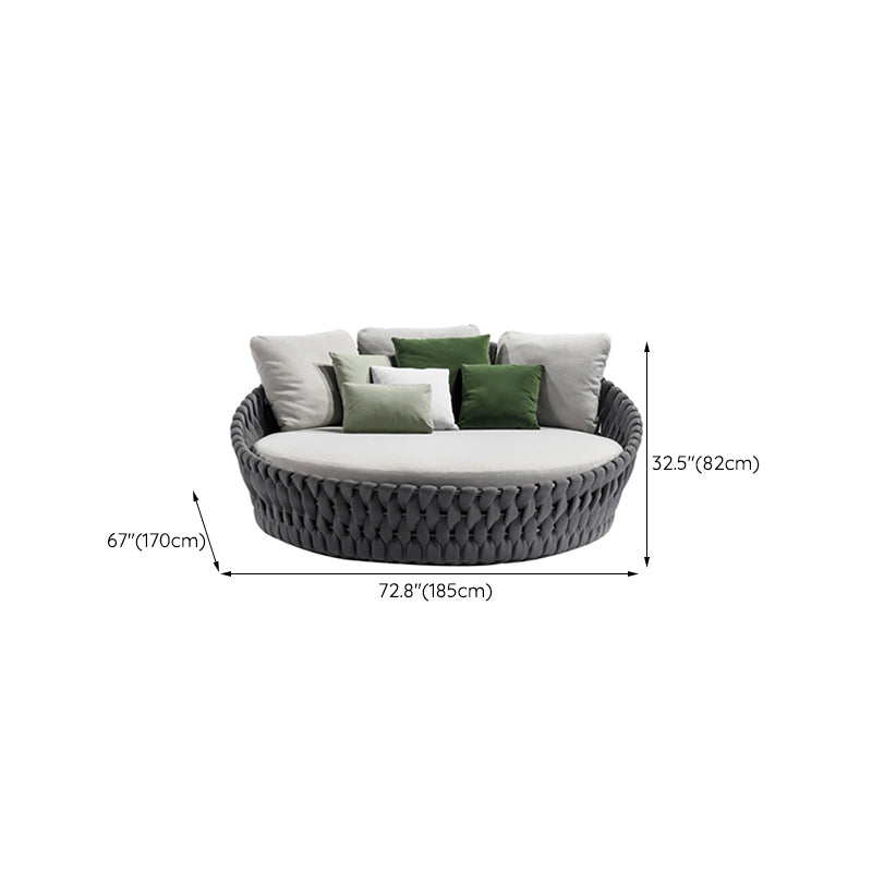 Modern Outdoor Water Resistant Outdoor Patio Sofa with Cushions