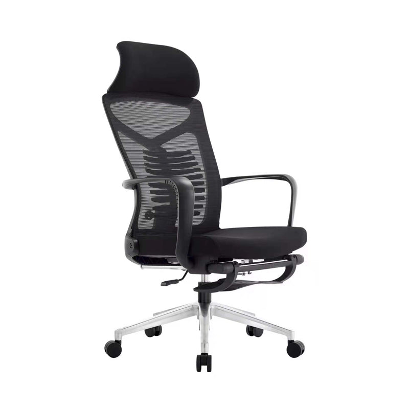 Modern Desk Chair Adjustable Seat Height Swivel Chair with Breathable Back