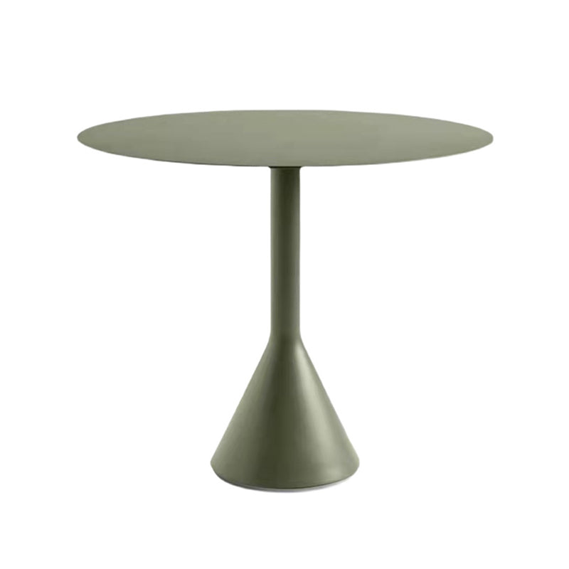 Modern Round/Square Patio Table Green Iron Frame Patio Table