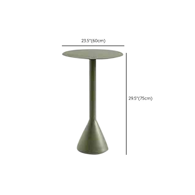 Modern Round/Square Patio Table Green Iron Frame Patio Table