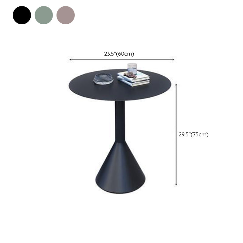 Contemporary Outdoor Round/Square Patio Table Iron Rust Resistant Coffee Table