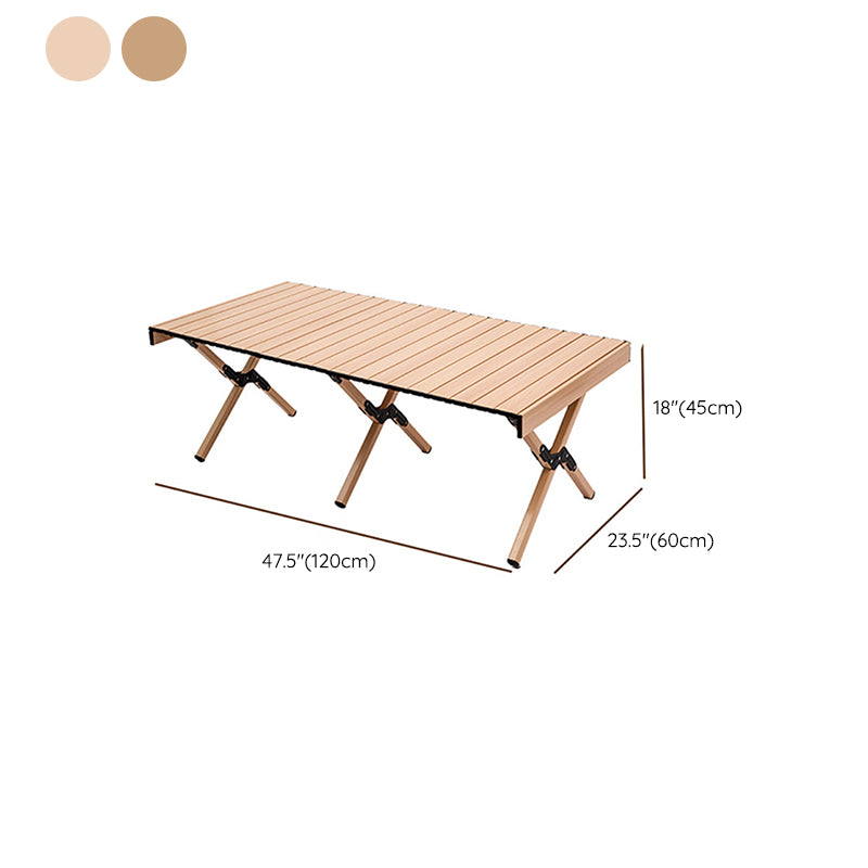 Rectangle Aluminum Frame Camping Table Contemporary Removable Camping Table