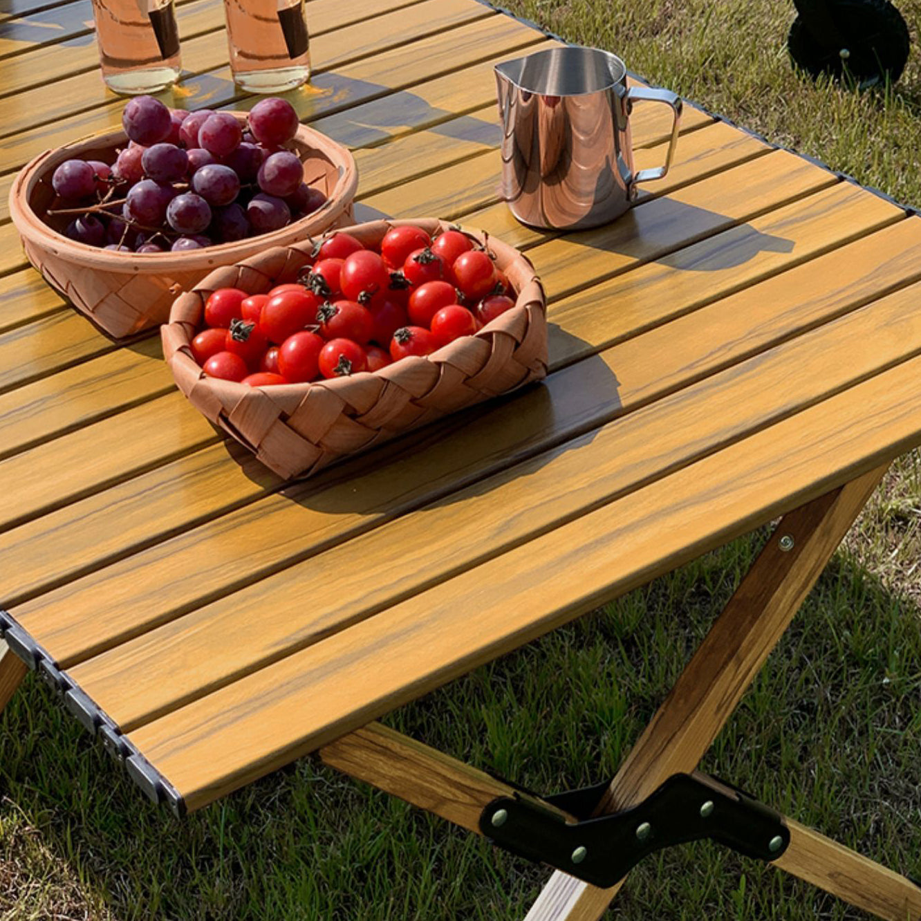 Rectangle Metal Removable Camping Table Contemporary Folding Table