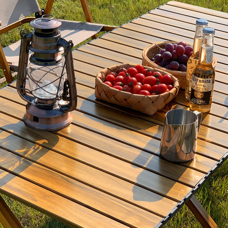 Rectangle Metal Removable Camping Table Contemporary Folding Table