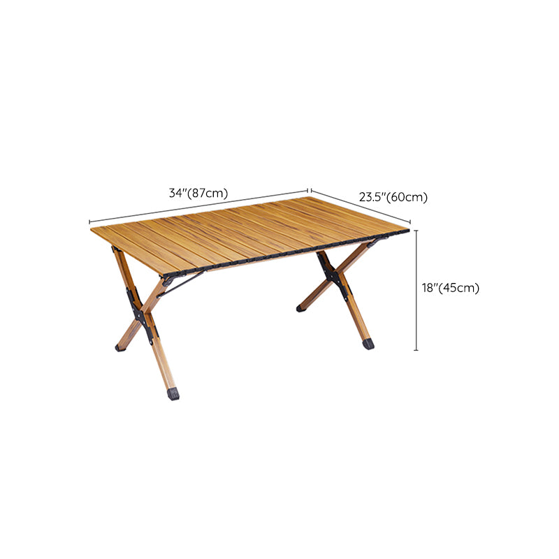 Rectangle Metal Removable Camping Table Contemporary Folding Table