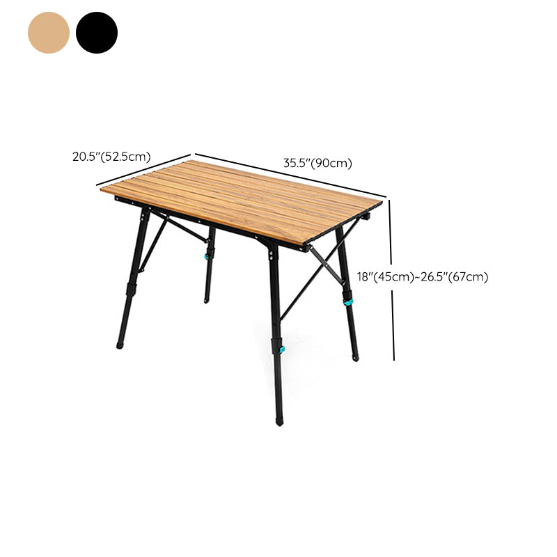 Contemporary Lift Aluminum Camping Table Removable Rectangle Camping Table