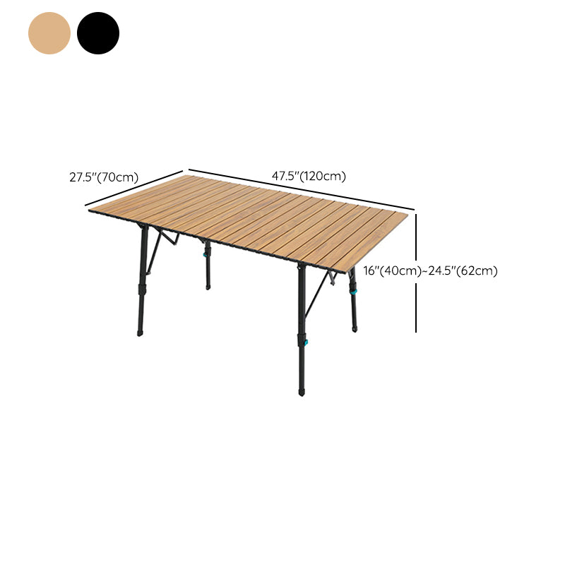 Contemporary Lift Aluminum Camping Table Removable Rectangle Camping Table