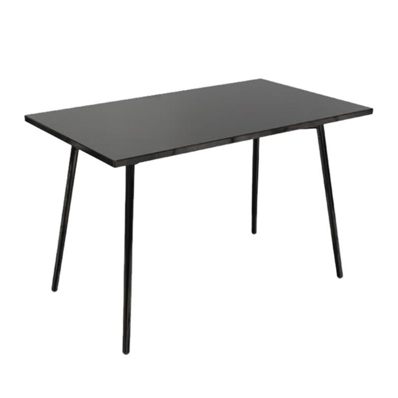 Modern Iron Frame Bistro Table Rust Resistant and Scratch Resistant Bistro Table