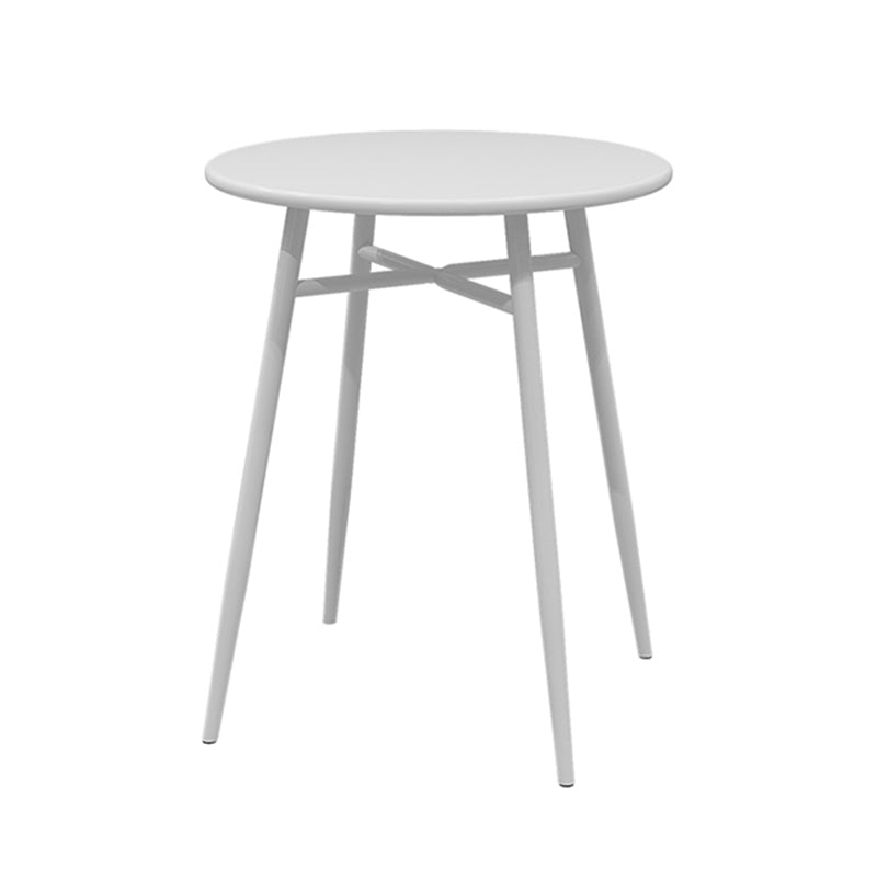 Outdoor Round Bistro Table Contemporary Iron Rust Resistant Bistro Table