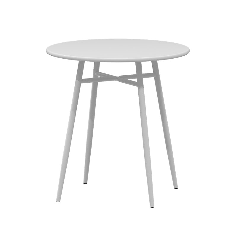 Outdoor Round Bistro Table Contemporary Iron Rust Resistant Bistro Table