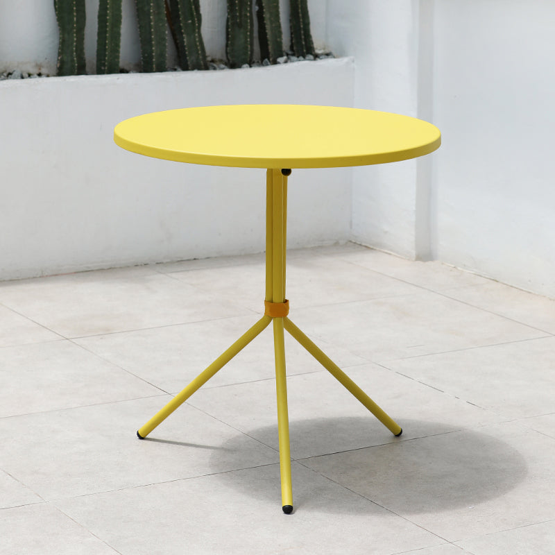 Contemporary Round/Square Bistro Table Aluminum Water Resistant Patio Table