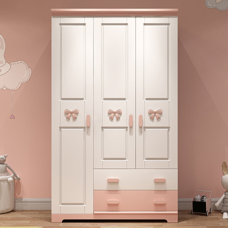 Manufactured Wood Kids Closet Modern Soft Close Drawer Wardrobe Closet for Bedroom