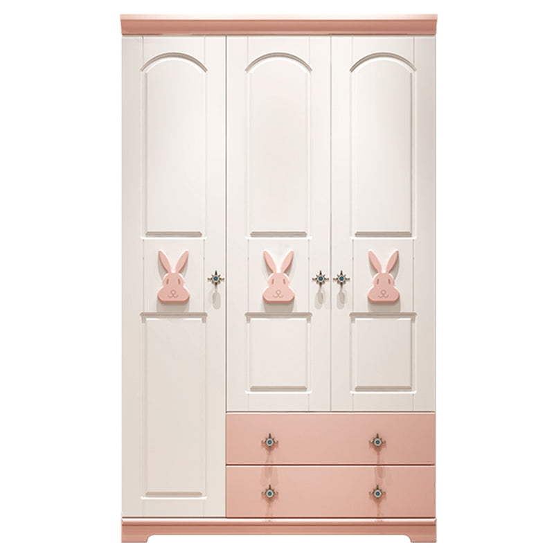 Manufactured Wood Kids Closet Modern Soft Close Drawer Wardrobe Closet for Bedroom