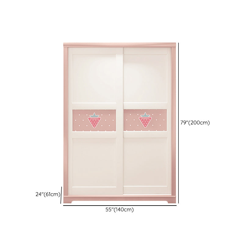 Manufactured Wood Kids Closet Modern Soft Close Drawer Wardrobe Closet for Bedroom