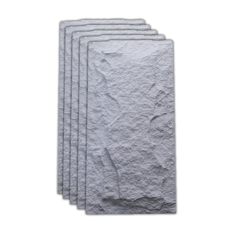 Rectangular Ceramic Textured Straight Edge Singular Tile Stacked Stone Bathroom Floor