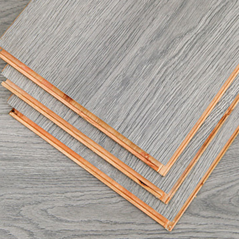 Modern Wood Laminate Flooring Stain Resistant Laminate Plank Flooring Set of 7