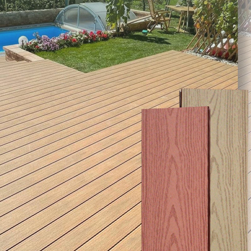 Click Lock Wooden Floor Smooth Engineered Floor Tile for Patio Garden