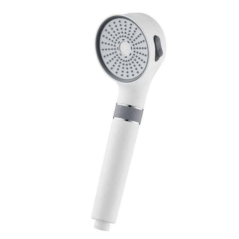 Shower Head 3-Setting Modern Round Plastic Water Filtration Handheld Shower Head