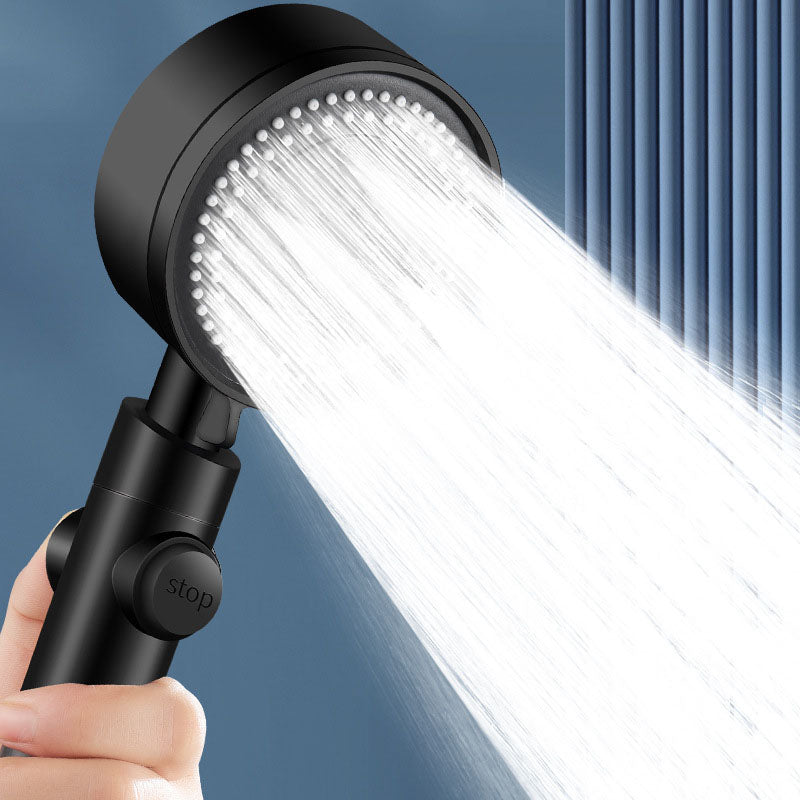 Contemporary Hand Shower Plastic Round Hand Shower with Self-Cleaning