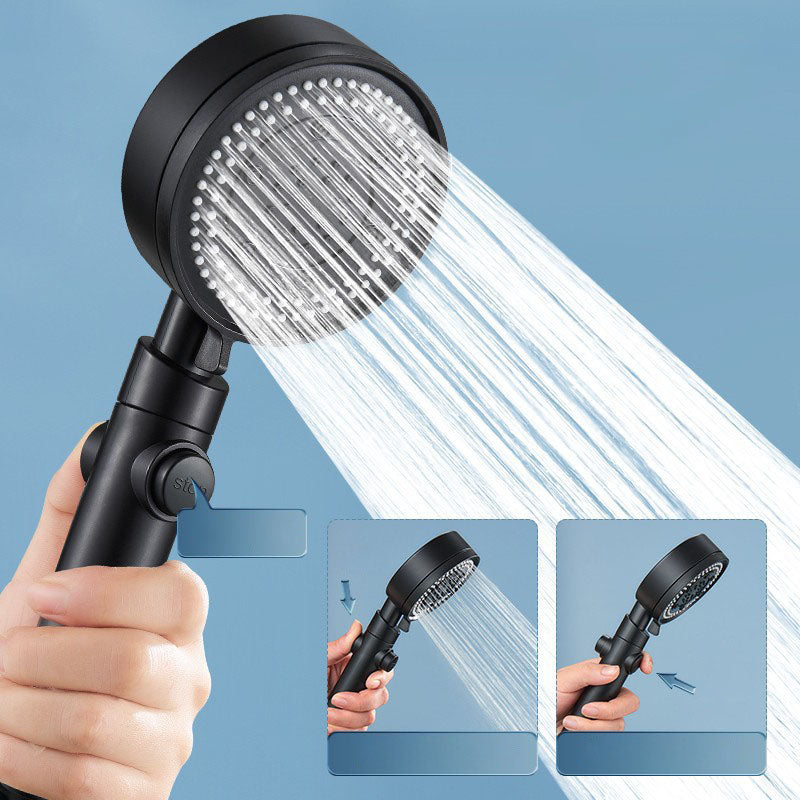 Contemporary Hand Shower Plastic Round Hand Shower with Self-Cleaning