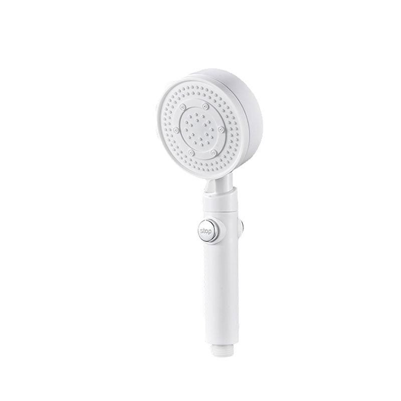 Contemporary Hand Shower Plastic Round Hand Shower with Self-Cleaning