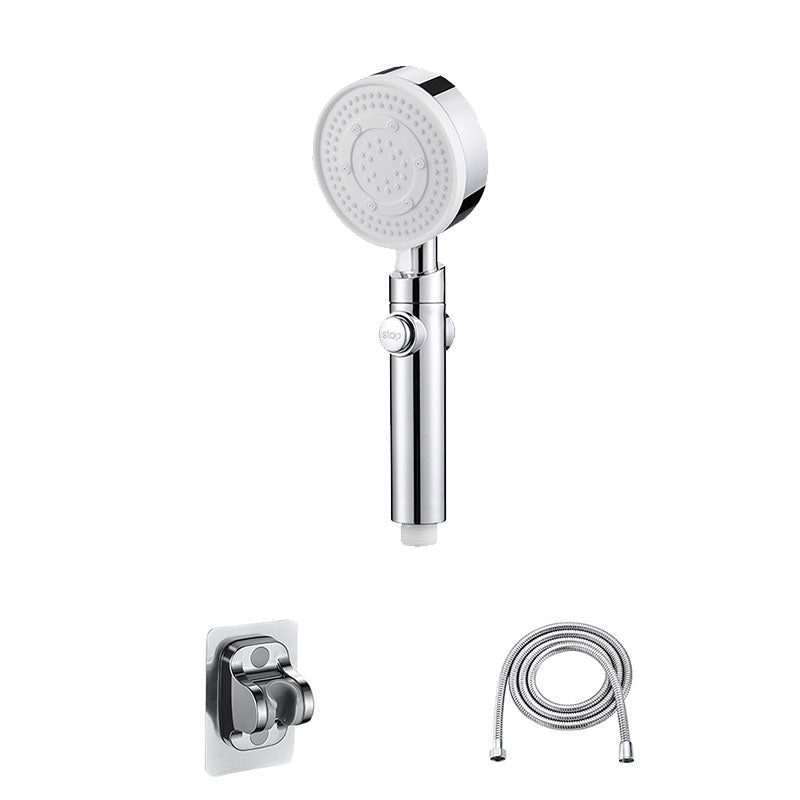 Contemporary Hand Shower Plastic Round Hand Shower with Self-Cleaning