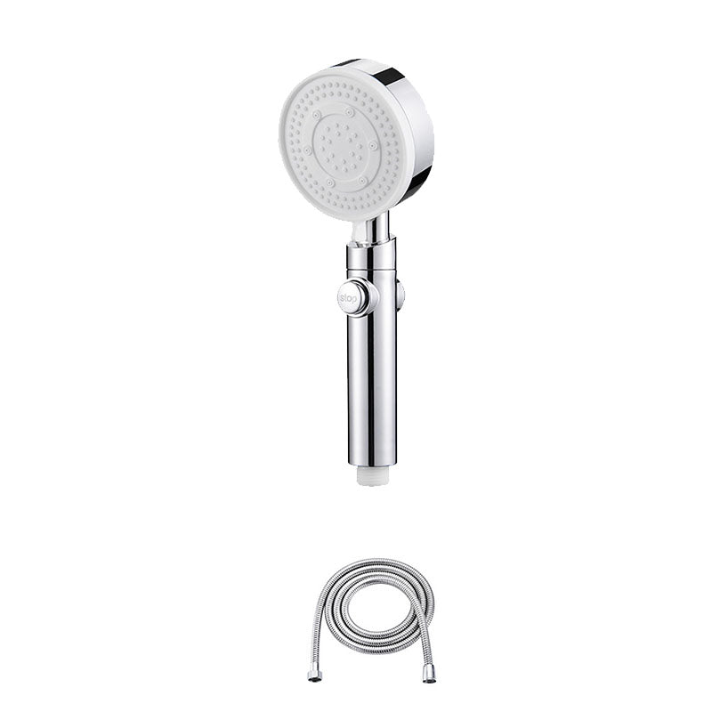 Contemporary Hand Shower Plastic Round Hand Shower with Self-Cleaning