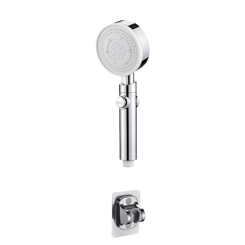 Contemporary Hand Shower Plastic Round Hand Shower with Self-Cleaning