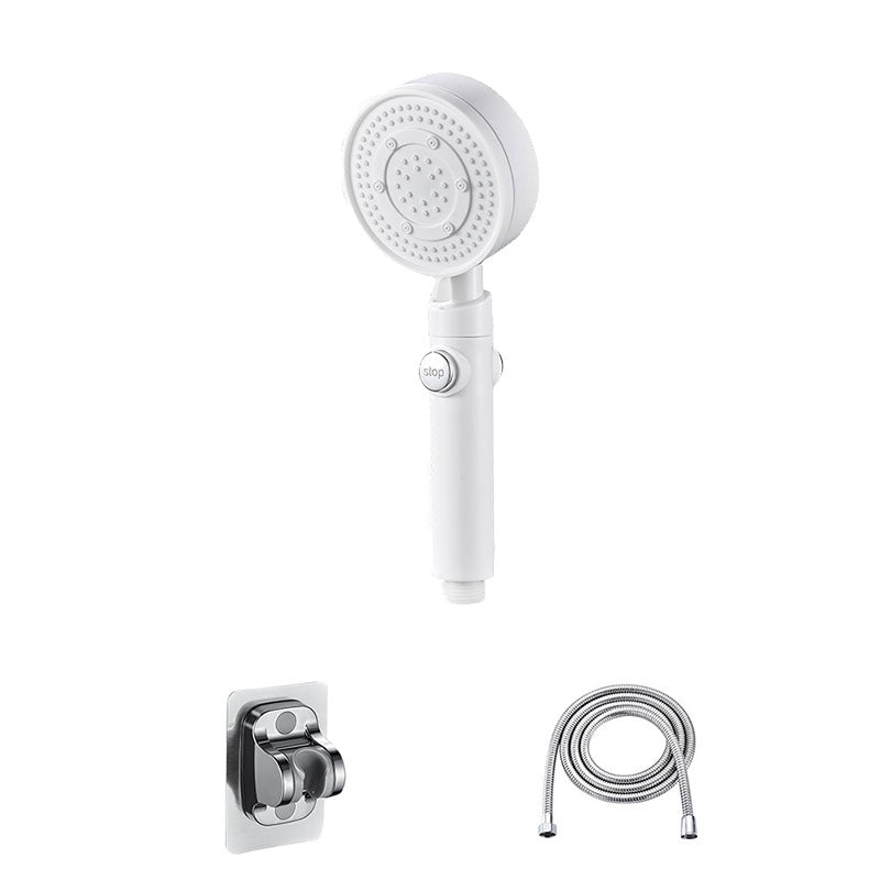 Contemporary Hand Shower Plastic Round Hand Shower with Self-Cleaning