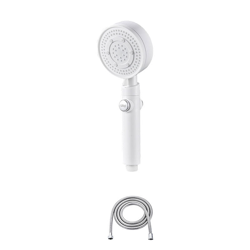 Contemporary Hand Shower Plastic Round Hand Shower with Self-Cleaning