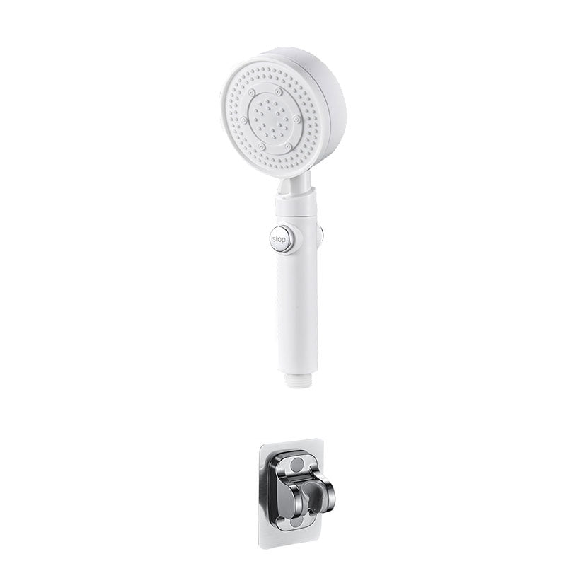 Contemporary Hand Shower Plastic Round Hand Shower with Self-Cleaning