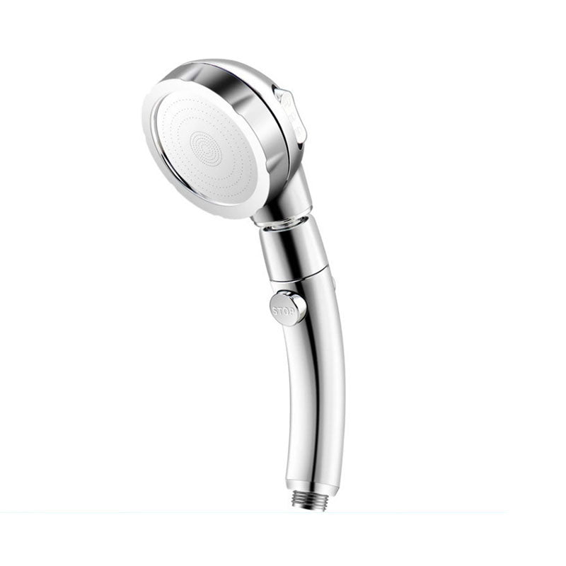 Contemporary Shower Combo Handheld Shower Head Plastic Wall-Mount Round Shower Head Combo