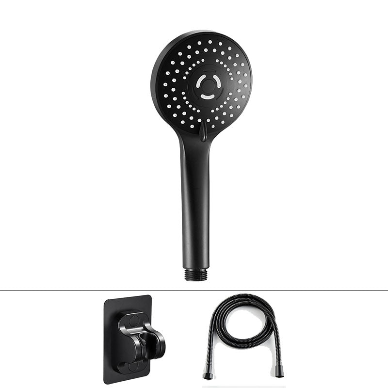 Plastic Hand Shower Adjustable Spray Pattern Hand Shower with Round Shape