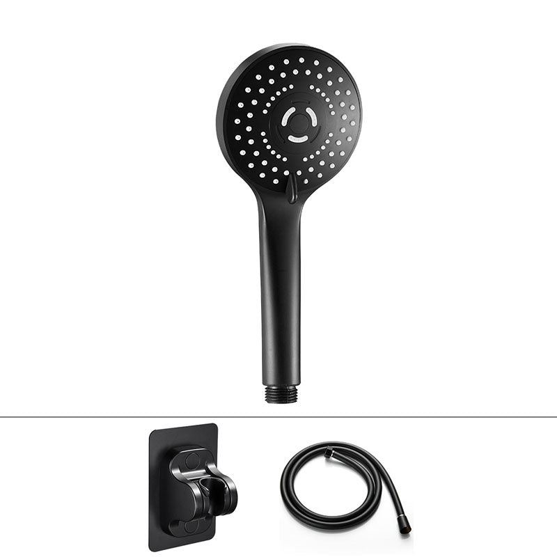 Plastic Hand Shower Adjustable Spray Pattern Hand Shower with Round Shape