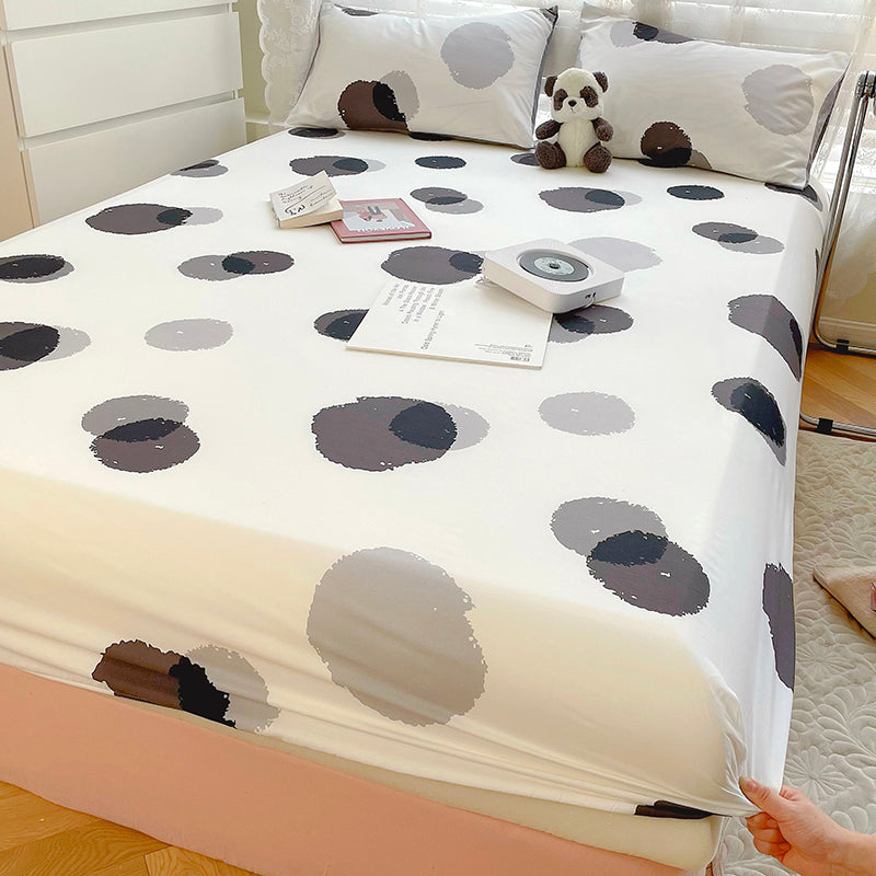 Super Soft Bed Sheet Set 100 Cotton Modern Standard Fitted Sheet