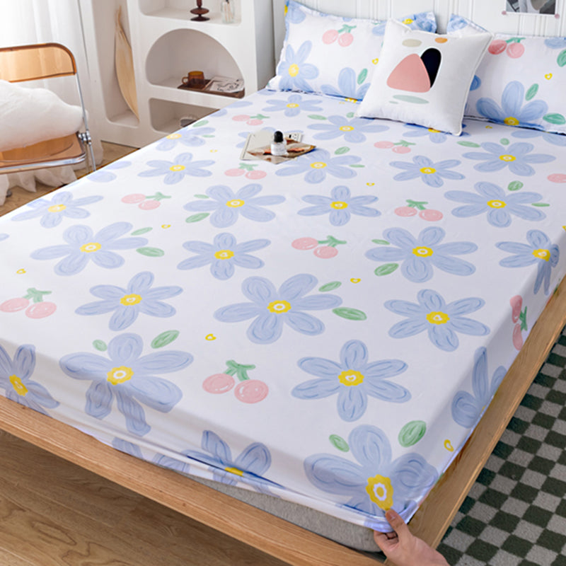 Cartoon Printed Fitted Sheet Polyester Twill Breathable Fade Resistant Printed Sheet