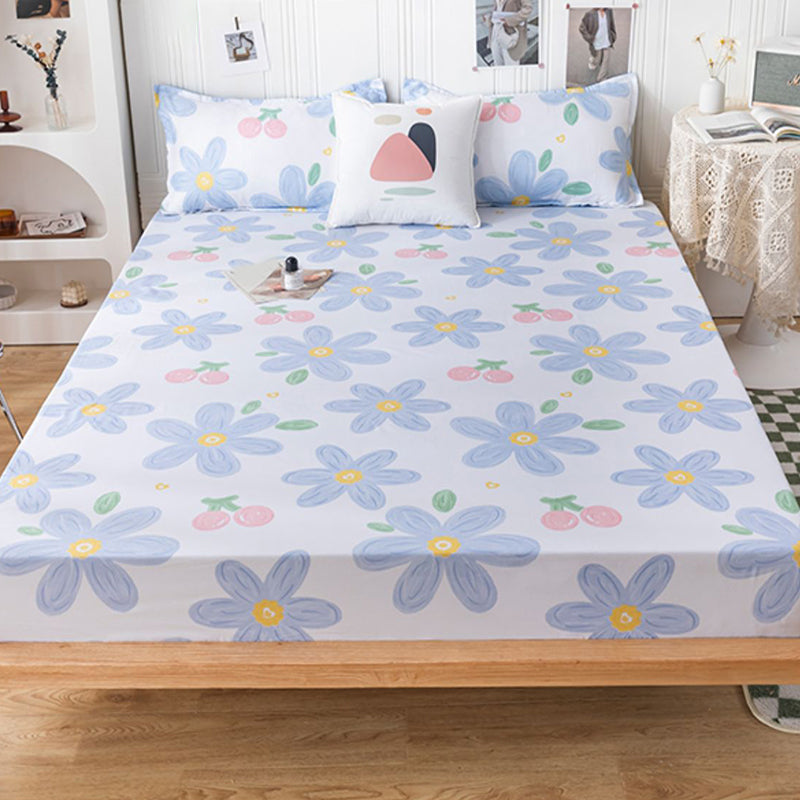 Cartoon Printed Fitted Sheet Polyester Twill Breathable Fade Resistant Printed Sheet