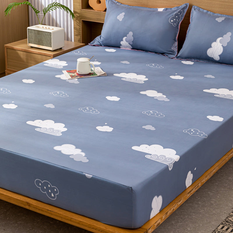 Cartoon Printed Fitted Sheet Polyester Twill Breathable Fade Resistant Printed Sheet