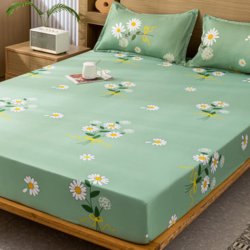 Cartoon Printed Fitted Sheet Polyester Twill Breathable Fade Resistant Printed Sheet