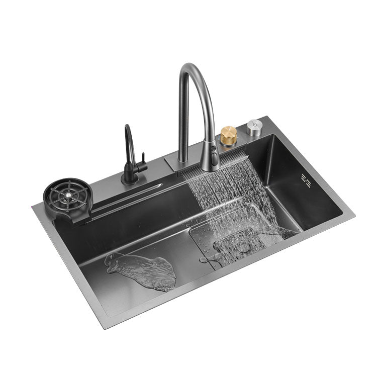 Modern Kitchen Sink Single Basin Kitchen Sink with Soundproofing