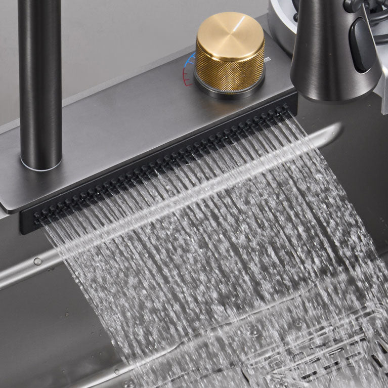 Modern Kitchen Sink Single Basin Kitchen Sink with Soundproofing