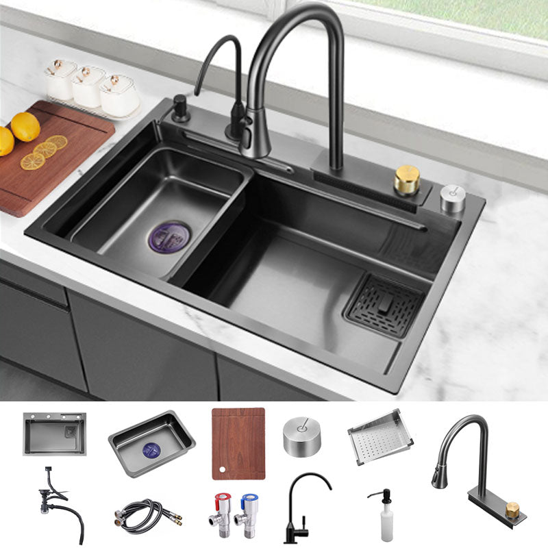 Modern Kitchen Sink Single Basin Kitchen Sink with Soundproofing